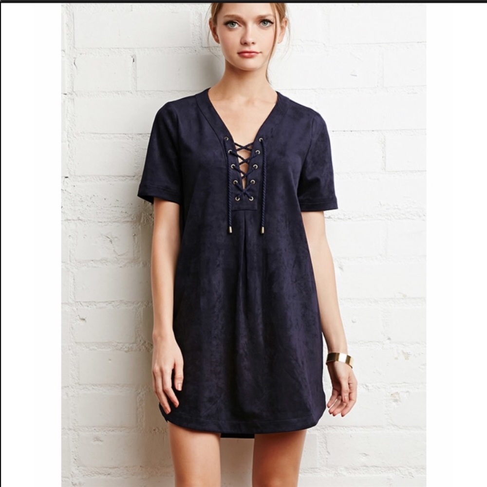Forever 21 Navy Blue Mini Dress